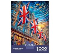 Downing Street Jigsaw Puzzle for Adults And Teenagers, Impossible 1000 Piece Puzzle, Mindfulness & Family Fun Activity, Challenging Puzzle Game 38x26cm/1000pcs