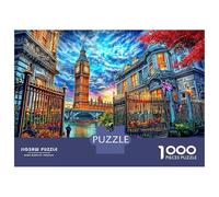 Downing Street Jigsaw Puzzles 1000 Pieces. Whimsical Challenge Toy for Adults Kids Age 14 Years Up 52x38cm/1000pcs