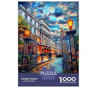 Downing Street Puzzle 1000 Pcs Jigsaw Puzzle Challenge Paper Eco-friendly Puzzle for Adults & for Age 12 And Up 70x50cm/1000pcs