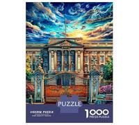 Downing Street Puzzle 1000 Piece Impossible Jigsaw Puzzles for Adults, Impossible Puzzle Family Activity Puzzles 70x50cm/1000pcs
