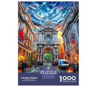 Downing Street Puzzles for Adults, 1000 Piece Impossible Puzzles Challenge Toy for Adults& Kids Age 12 Years Up 70x50cm/1000pcs