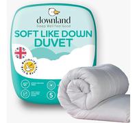 Downland Soft Like Down Double Duvet - 4.5 Tog Lightweight Summer Quilt | Ultra Soft Microfibre Duvet & Hollowfibre Filling | Hotel Quality Quilt, Hypoallergenic & Machine Washable - 200x200cm