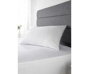 Downland Terry Towelling Waterproof Pillow Protector White