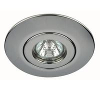 DOWNLIGHT SPOTLIGHT HOLE CONVERTER KIT - BOTH GU10 & 12V FITTINGS INCLUDED POLISHED CHROME