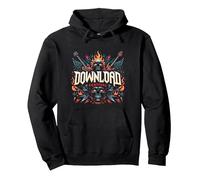 Download Festival Power Rock Legacy Pullover Hoodie, Adult Unisex, Black, Small
