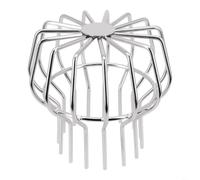 Downpipe Leaf Guard Stainless Steel Gutter Mesh Drain Pipe Cover Debris Stopper for Roof Drainage Systems(For 90-110mm pipe)