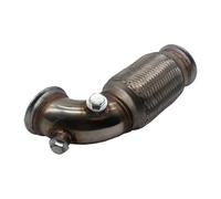 Downpipe Low Profile 90 Degree With Flex Bellow Pipe Stainless V-Band 3"inch