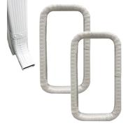 Downpipe Protective Grille Pack of 2 Rain Pipe Sleeves