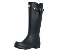Downpour Tall Adjustable Wellington Boots Navy 9 UK