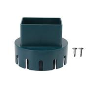 Downspout Adapter Plastic Drain Adapter Replacement Downpipe Converter Connector with Screws for Rainwater Sink and Drainage Pipe PE ABS Material Standard Size Easy Installation (Green S 2x3in)