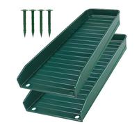 Downspout Drain Trays, Water Drainage Gutter Tray, Rain Gutter Water Diverter | 2 Downspout Drain Trays, Rainwater Diverter for Preventing Soil Erosion and Protecting House Foundation