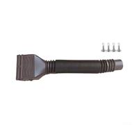 Downspout Extender Flexible Rain Gutter Drainage Kit Adjustable 20-59in Retractable Pipe for Yard Flood Prevention(brown)