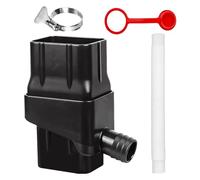 Downspout Rain Diverter - Filtration Kit, Adjustable Valve | 2x3 Inch Gutter Diverter for Rainwater Collection, Eco System for Barrels, Gardens, and Sustainable Outdoor Water Use