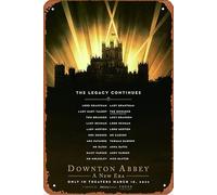 Downton Abbey A New Era Movie Film Plaque Poster Metal Tin Sign 8" x 12" Vintage Retro Wall Decor