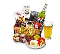 Downton Beer Hamper - Premium Ale Gift Set with Mature Cheddar, Organic Brie, Shortbread, Chocolates - Beer Gifts For Men, Birthday Alcohol Presents, from Regency Hampers