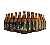 Downton Brewery | Taster Bundle Selection 3.8-6.8% ABV | 12 x 500ml | Includes 4 x Chimera IPA (6.8% ABV), 4 x Honey Blonde (4.3% ABV), and 4 x New Forest Ale (3.8% ABV) each brewed in.