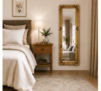 DOWNTON INTERIORS UK Antique Gold Tall Ornate Dressing Wall Mirror