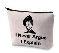 Downton Makeup Bag I Never Argue I Explain Cosmetic Bag for Fans (I Never Argue)