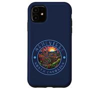 Downtown Asheville WNC Boho Groovy Art North Carolina Hippie Case for iPhone 11