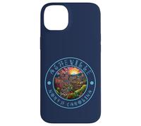 Downtown Asheville WNC Boho Groovy Art North Carolina Hippie Case for iPhone 14 Plus