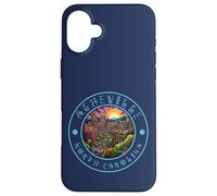 Downtown Asheville WNC Boho Groovy Art North Carolina Hippie Case for iPhone 16 Plus