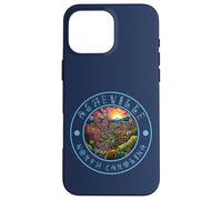 Downtown Asheville WNC Boho Groovy Art North Carolina Hippie Case for iPhone 16 Pro Max