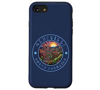 Downtown Asheville WNC Boho Groovy Art North Carolina Hippie Case for iPhone SE (2020) / 7/8