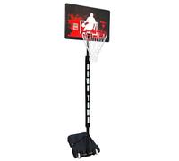 DOWNTOWN Chicago Junior Height Adjustable Basketball Hoop and Stand | Portable Freestanding Hoop for Younger Players | Adjustable from 1.65m to 2.1m | Suitable for Indoor And Outdoor Use
