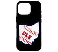 Downtown Cleveland Ohio Baseball Art CLE Love The Land Gifts Case for iPhone 16 Pro