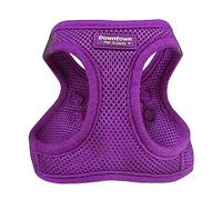 Downtown Pet Supply No Pull, Step in Adjustable Dog Harness with Padded Vest, Easy to Put on Small, Medium and Large Dogs (Purple, M)