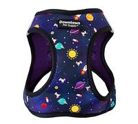 Downtown Pet Supply Step in Dog Harness, No Pull, XL, Space Pattern, Adjustable Harness with Padded Mesh and Reflective Trim, Buckle Strap for Dogs