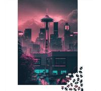 Downtown Seattle Puzzle for Teenagers 1000 Pieces Puzzle Brain Teaser Puzzles For Adults 1000pcs (75x50cm)