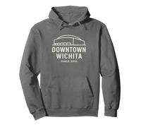 Downtown Wichita Shirt Minimal Arena Design Since 2010 Pullover Hoodie