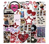 Downtown Y2K Girls Stickers, 50 Pcs Waterproof Cute Funny Decals Personalised Vinyl Aesthetic Stickers for Laptop Skateboard Scrapbook Computer Water Bottle Luggage Helmet Bike Car Teen Room Decor
