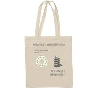 Downward spiral perspective change life motivation Natural Cotton Tote Bag White