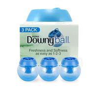 Downy Ball, Fabic Softener Dispenser (Pack of 3),Blue,22.86 x 22.86 x 7.62 cm; 226.8 Grams