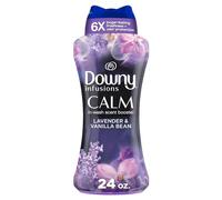 Downy Infusions In-Wash Laundry Scent Booster Beads, CALM, Soothing Lavender and Vanilla Bean, 24 oz