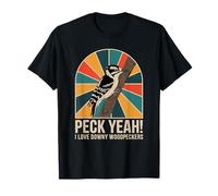 Downy Woodpecker - Nature Lover’s Bird Design T-Shirt