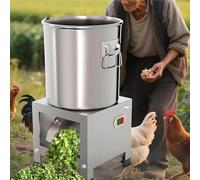 DowPie 1800W Electric Vegetable Chopper, Poultry Feed Processor - 4 Stainless Steel Blades, 3500 RPM Fast Slicing, Detachable Design for Easy Cleaning, for Farm Animal Feeding 110V-1800W