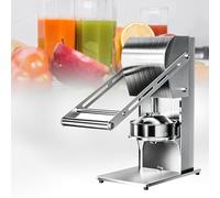 DowPie 304 Stainless Steel Fruit Press Squeezer, Heavy-Duty Reinforced Frame Manual Juicer, Wobble-Free Anti-Slip Base, Cold Press for Sugarcane, Pomegranate and Citrus