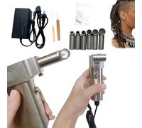 DowPie Dreadlocks Machine,Dreadlock Machine Kit For Electric Instant Portable Dreadlocks Machine Loc Machine Dreadlock Maker,Made Of Durable Stainless Steel, Lightweight And Compact 6sizes