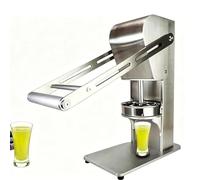 DowPie Dual Use Manual Fruit Press, Heavy Duty 304 Stainless Steel Juicer, Silent Cold Squeezer for Beverage Shop, Catering and Family Daily Juicing