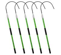 DowPie Electrocution Emergency Rescue Sticks,Portable Hotstick Rescue Hook, Insulated Rescue Hook, Withstands 35KV,DetachableHook Head 2m*5