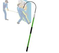 DowPie Electrocution Emergency Rescue Sticks,Portable Hotstick Rescue Hook, Insulated Rescue Hook, Withstands 35KV,DetachableHook Head 3m/9.8ft