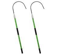 DowPie Fire Electrician Anti-electrocution Rescue Hook,Insulated Rescue Hook,for Emergency Care,DetachableHook Head,for Electrical Safety 2m*2