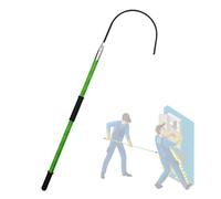 DowPie Insulated Electrical Rescue Hook,Hot Stick 10 35 110 220 KV, Safety Anti-Electrocution Rescue Hook for Fire Electrician,Portable Rescue Hook 2m/6.5ft