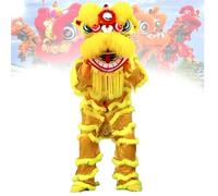 DowPie Lion Dance Costume,Lions Dance Performance Props, Fits Festival Event Performances, Promotes Sports & Leisure Activities,Waking Lion Yellow-Singles