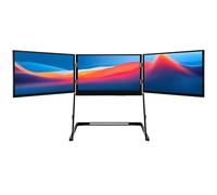 DowPie Portable Foldable Triple Monitor, 15.6" Fhd 3 Screen Display, Three Independent Screens Support Simultaneous Tasks, 1080p Fhd Hdr Technology And 60hz Refresh Rate