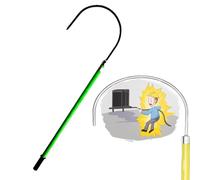 DowPie Rescue Hook, Fire Electrician Insulated Rescue Hook, Electrical Safety Rescue Hook for New Energy Vehicle Repairs,Portable 2m/6.5ft