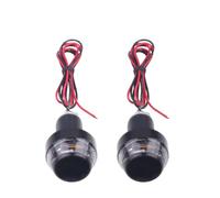DowraP Motorcycle Handle Turn Signal For 22mm Handlebar Amber LED For Motorcycle Yellow Flasher Handle Grip Bar Blinker Marker Lamp